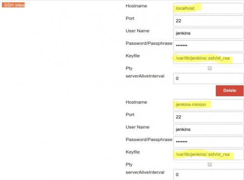 Jenkins-ssh-remote-hosts